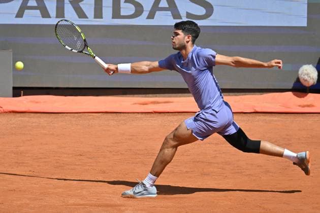 Internazionali BNL d Italia Carlos Alcaraz during the Internazionali BNL d Italia 2025 at Foro Italico, Italy, May 13rd, 2025 Imago-Images Emmefoto Copyright: xImago-Images Emmefotox