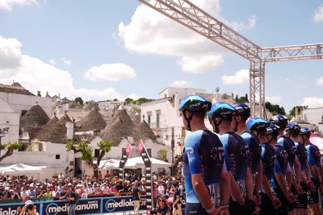 Riders during the stage 4 of the Giro d™Italia from Alberobello (Pietramadre) to Lecce, Italy - Tuesday, May 13, 2025. - cycling.  Copyright: xMassimoxPaolone LaPressex