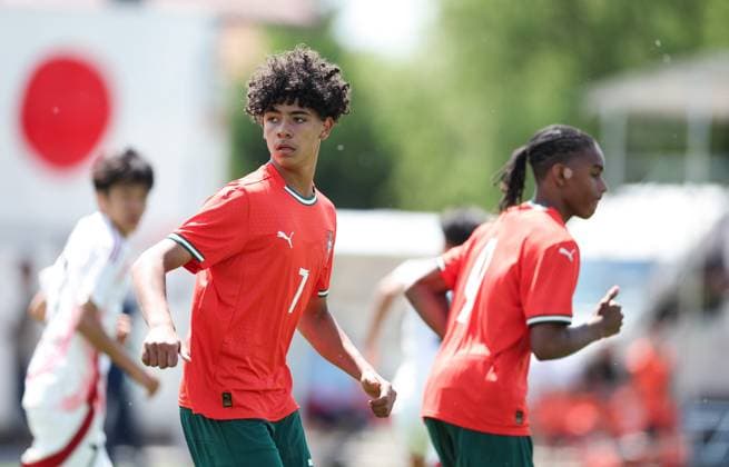 Cristiano Junior plays against Japan in the U-15 league in Croatia Cristiano Ronaldo Jr. made his debut for the Portuguese national team, Nationalteam against Japan in the U-15 League at the international football tournament Vlatko Markovic at the NK Polet Stadion on May 13, 2025 in Sveti Martin na Muri near Cakovec, Croatia.  MatijaxHabljak PIXSELL