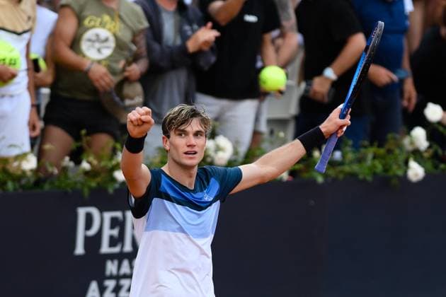 Foto IPP Cavaliere Emiliano. Roma 13 05 2025. Tennis Internazionali d Italia 2025. Nella foto: Jack Draper. Italy Photo Press - World Copyright italy ITALY  Copyright: xR4924_italyphotopressx