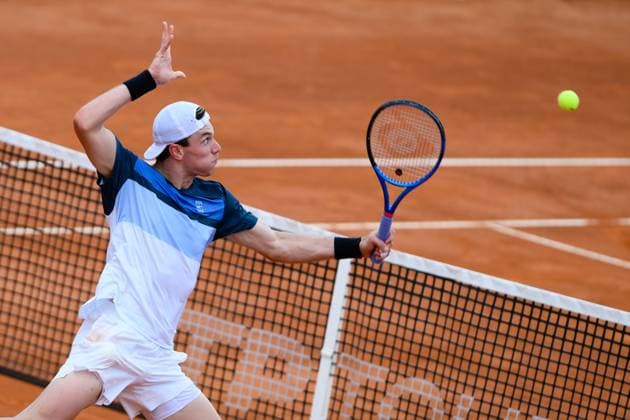 Foto IPP Cavaliere Emiliano. Roma 13 05 2025. Tennis Internazionali d Italia 2025. Nella foto: Jack Draper. Italy Photo Press - World Copyright italy ITALY  Copyright: xR4924_italyphotopressx