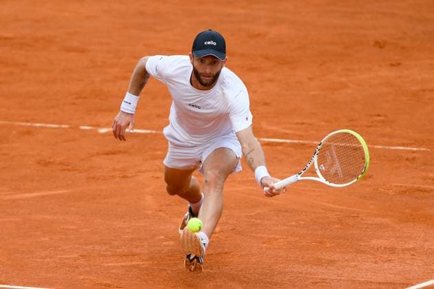 Foto IPP Cavaliere Emiliano. Roma 13 05 2025. Tennis Internazionali d Italia 2025. Nella foto: Corentin Moutet. Italy Photo Press - World Copyright italy ITALY  Copyright: xR4924_italyphotopressx