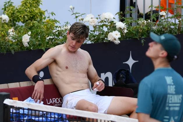 Foto IPP Cavaliere Emiliano. Roma 13 05 2025. Tennis Internazionali d Italia 2025. Nella foto: Jack Draper. Italy Photo Press - World Copyright italy ITALY  Copyright: xR4924_italyphotopressx