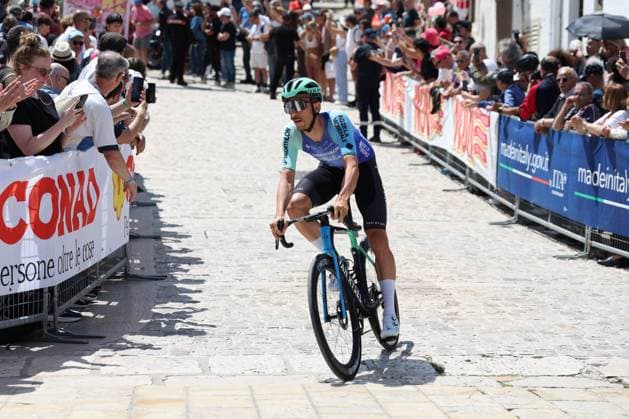 Dries De Bondt (BEL, 53 - Team Decathlon AG2R La Mondiale) during Stage 4 - Alberobello-Lecce, Giro d Italia race in Lecce, Italy, May 13 2025  Copyright: xNicolaxMastronardi IPAxSportx xipa-agency.netx xx IPA_57631871 IPA_Agency_IPA57631871