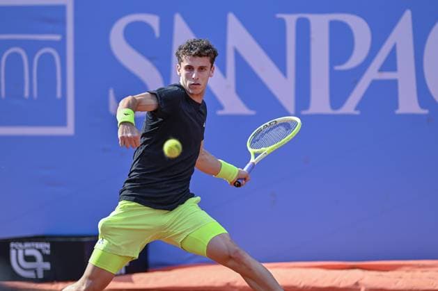 Italy, Turin 13th May 2025 ATP, Tennis Herren Challenger 175 Piemonte Open Intesa Sanpaolo, Sporting Press Club (Turin) Juan Manuel Cerundolo (Arg) Vs Federico Cina (Ita) 7-6 6-4  Copyright: xTonelloxAbozzi IPAxSportx xipa-agency.netx xx IPA_57638477 IPA_Agency_IPA57638477