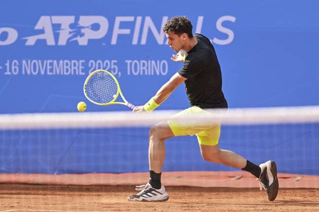 TENNIS - Internazionali di Tennis - Piemonte Open Intesa Sanpaolo Italy, Turin 13th May 2025 ATP, Tennis Herren Challenger 175 Piemonte Open Intesa Sanpaolo, Sporting Press Club (Turin) Juan Manuel Cerundolo (Arg) Vs Federico Cina (Ita) 7-6 6-4 Turin Italy  Copyright: xIPAxSport ABACAx