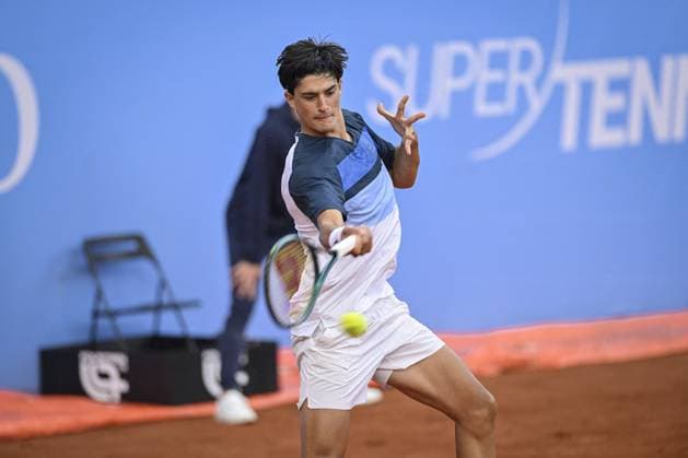 TENNIS - Internazionali di Tennis - Piemonte Open Intesa Sanpaolo Italy, Turin 13th May 2025 ATP, Tennis Herren Challenger 175 Piemonte Open Intesa Sanpaolo, Sporting Press Club (Turin) Juan Manuel Cerundolo (Arg) Vs Federico Cina (Ita) 7-6 6-4 Turin Italy  Copyright: xIPAxSport ABACAx