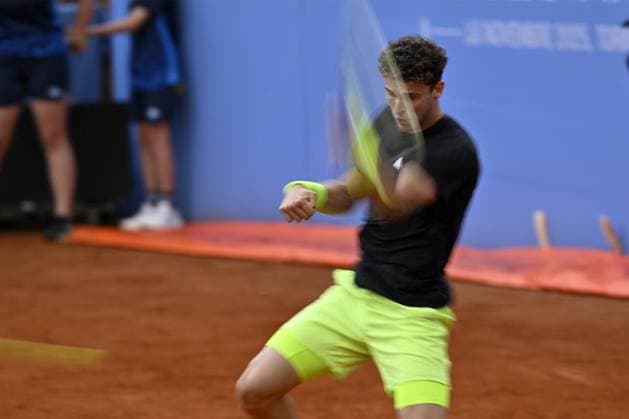 TENNIS - Internazionali di Tennis - Piemonte Open Intesa Sanpaolo Italy, Turin 13th May 2025 ATP, Tennis Herren Challenger 175 Piemonte Open Intesa Sanpaolo, Sporting Press Club (Turin) Juan Manuel Cerundolo (Arg) Vs Federico Cina (Ita) 7-6 6-4 Turin Italy  Copyright: xIPAxSport ABACAx
