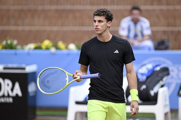 TENNIS - Internazionali di Tennis - Piemonte Open Intesa Sanpaolo Italy, Turin 13th May 2025 ATP, Tennis Herren Challenger 175 Piemonte Open Intesa Sanpaolo, Sporting Press Club (Turin) Juan Manuel Cerundolo (Arg) Vs Federico Cina (Ita) 7-6 6-4 Turin Italy  Copyright: xIPAxSport ABACAx