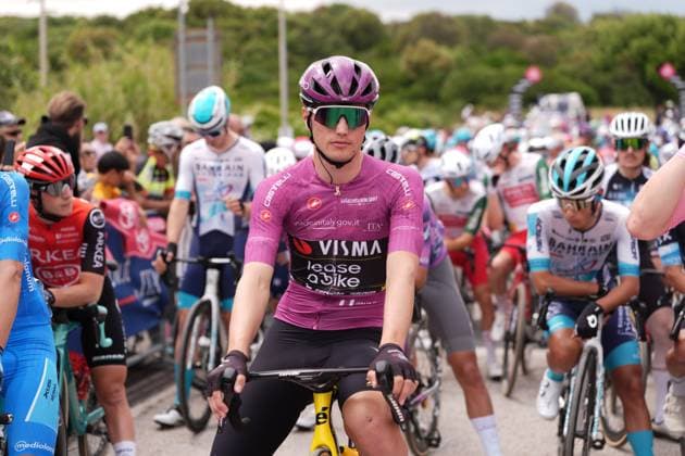 Pedersen Mads of Lidl-Trek ciclamino jersey during the stage 5 of the Giro d™Italia from Ceglie Messapica to Matera, Italy - Wednesday, May 14, 2025. - cycling.  Copyright: xMassimoxPaolone xLaPressex