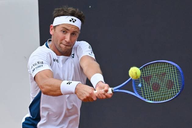 Casper Ruud during the Internazionali BNL d Italia 2025 at Foro Italico, Italy, May14th, 2025 Mattia Vian during Internazionali BNL d Italia, International Tennis match in Rome, Italy, May 14 2025  Copyright: xMattiaxVian IPAxSportx xipa-agency.netx xx IPA_57672371 IPA_Agency_IPA57672371