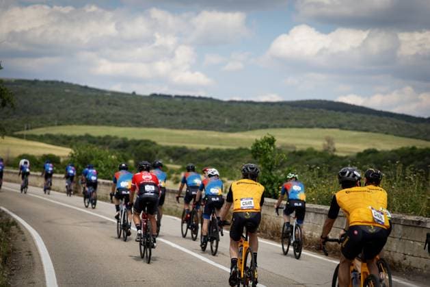 Stage 02 Ginosa - Matera - May 14, 2025. - cycling .Giro-E In the pic: Start  Copyright: xAlessandroxGarofalo LaPressex