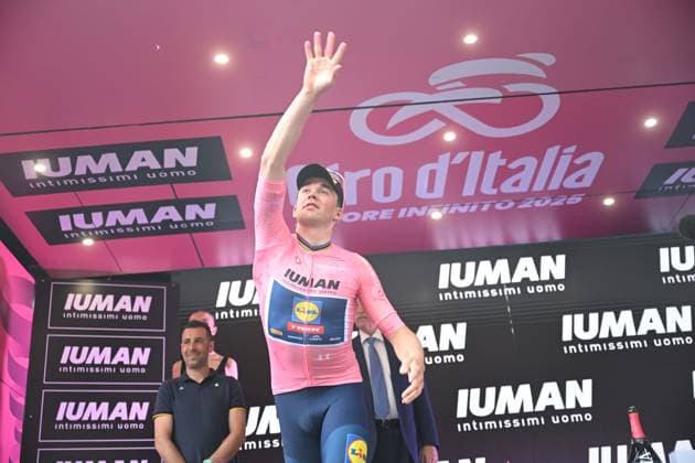 14-05-2025 Giro D italia; Tappa 05 Ceglie Messapica - Matera; 2025, Lidl - Trek; Pedersen, Mads; Matera; 