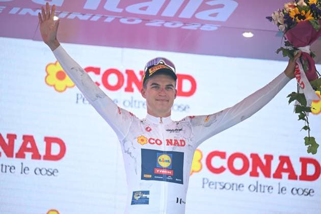 14-05-2025 Giro D italia; Tappa 05 Ceglie Messapica - Matera; 2025, Lidl - Trek; Vacek, Mathias; Matera; 