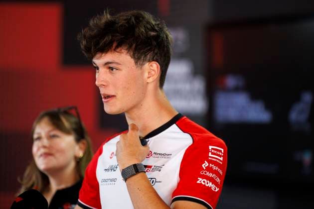 15th May 2025; Autodromo Enzo e Dino Ferrari, Imola, Italy; FIA Formula 1 Emilia Romagna Grand Prix 2025; Arrival and Inspection Day; Number 87 MoneyGram Haas driver Oliver Bearman at the Emilia Romagna Formula 1  ActionPlus12788052 StephenxBlackberry