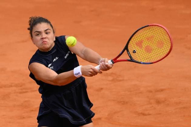 Jasmine Paolini (ITA) during the semi final against Peyton Stearns (USA) of the WTA, Tennis Damen Master 1000 Internazionali BNL d Italia tournament at Foro Italico on May 15, 2025 Fabrizio Corradetti LiveMedia  Copyright: xFabrizioxCorradetti IPAxSportx xipa-agency.netx xx IPA_57724872 IPA_Agency_IPA57724872