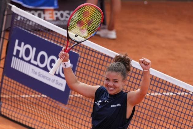 Jasmine Paolini (ITA) during semi-final round against Peyton Stearns (USA) of the WTA, Tennis Damen Master 1000 Internazionali BNL d™Italia tournament at Foro Italico on May 15, 2025 (Alfredo Falcone LaPresse)  Copyright: xAlfredoxFalcone LaPressex