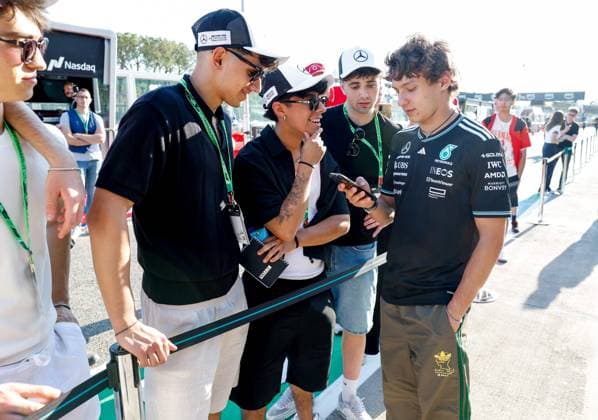 12 Andrea Kimi Antonelli (ITA, Mercedes-AMG Petronas F1 Team), F1 Grand Prix of Emilia-Romagna at Autodromo Internazionale Enzo e Dino Ferrari on May 15, 2025 in Imola, Italy. (Photo by HOCH ZWEI) Imola Italy