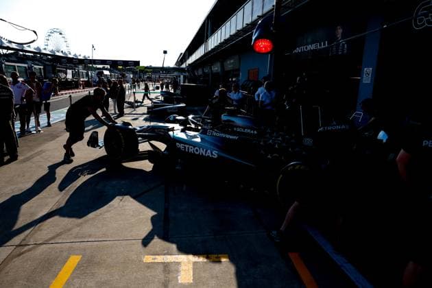 Mercedes-AMG Petronas F1 Team, F1 Grand Prix of Emilia-Romagna at Autodromo Internazionale Enzo e Dino Ferrari on May 15, 2025 in Imola, Italy. (Photo by HOCH ZWEI) Imola Italy