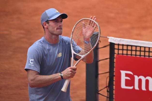 Internazionali BNL D Italia 2025 - Day Eleven Tommy Paul (USA) competes against Hubert Hurkacz (POL) during the Internazionali BNL d Italia Day Eleven at Foro Italico in Rome, Italy, on May 15, 2025. Rome Italy Italy  Copyright: xDomenicoxCippitellix originalFilename:cippitelli-itainter250515_npVb5.jpg