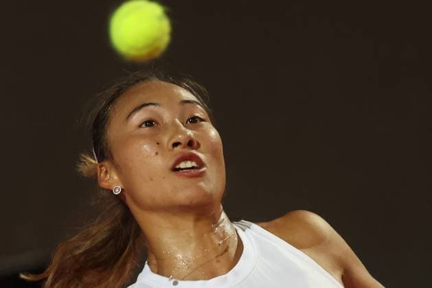 Rome, Italy 05 15 2025: Semifinals, women s singles, match Gauff Coco (USA) rank 3 against Qinwen Zheng (CHN) rank 8 during the Internazionali BNL d Italia 2025 WTA, Tennis Damen Masters 1000 women s circuit in Rome at the Foro Italico.  Copyright: xmarcoxiacobuccix xipa-agency.netx xmarcoxiacobuccix 0818651213st