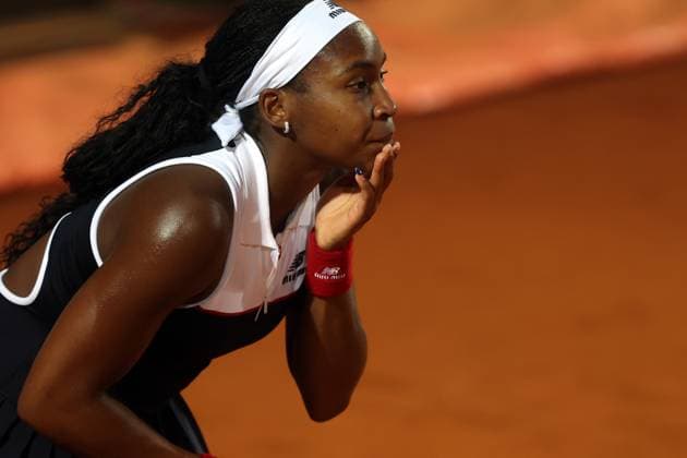 Rome, Italy 05 15 2025: Semifinals, women s singles, match Gauff Coco (USA) rank 3 against Qinwen Zheng (CHN) rank 8 during the Internazionali BNL d Italia 2025 WTA, Tennis Damen Masters 1000 women s circuit in Rome at the Foro Italico.  Copyright: xmarcoxiacobuccix xipa-agency.netx xmarcoxiacobuccix 0818651323st