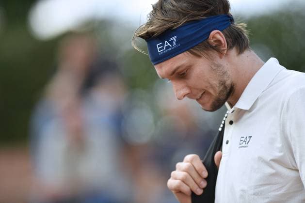 TENNIS - Internazionali di Tennis - Piemonte Open Intesa Sanpaolo Italy, Turin 14th May 2025 ATP, Tennis Herren Challenger 175 Piemonte Open Intesa Sanpaolo, Sporting Press Club (Turin) Alexander Bublik (Kaz) Vs Federico Arnaboldi (Ita) 0-6 6-3 6-3 Turin Italy  Copyright: xIPAxSport ABACAx
