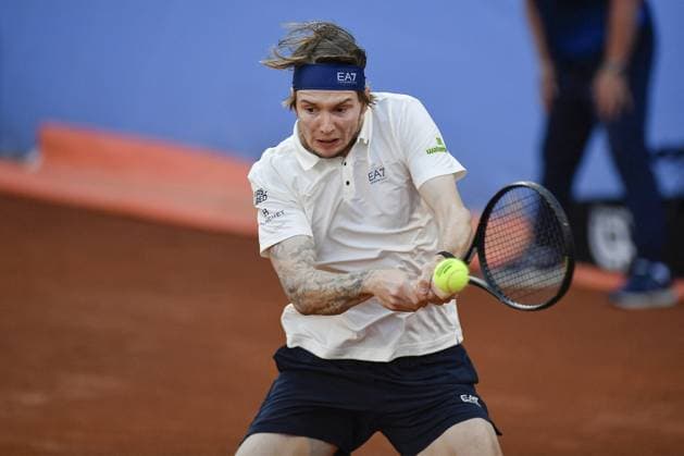 TENNIS - Internazionali di Tennis - Piemonte Open Intesa Sanpaolo Italy, Turin 14th May 2025 ATP, Tennis Herren Challenger 175 Piemonte Open Intesa Sanpaolo, Sporting Press Club (Turin) Alexander Bublik (Kaz) Vs Federico Arnaboldi (Ita) 0-6 6-3 6-3 Turin Italy  Copyright: xIPAxSport ABACAx