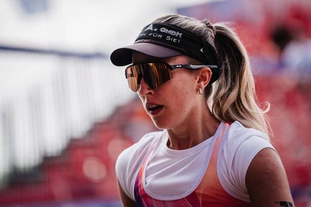 Beachvolleyball Frauen Allianz German Beach Tour 2025 Tourstop Düsseldorf 15.05.2025 Louisa Marunde Düsseldorf Robert-Lehr-Ufer Nordrhein-Westfalen Deutschland