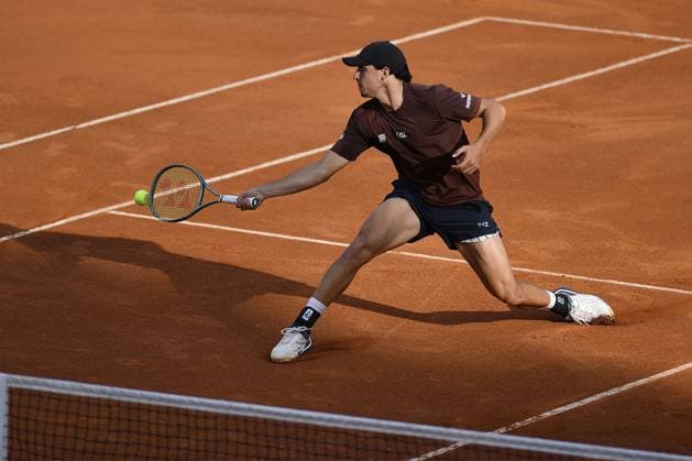 Italy, Turin 14th May 2025 ATP, Tennis Herren Challenger 175 Piemonte Open Intesa Sanpaolo, Sporting Press Club (Turin) Francesco Passaro (Ita) Vs Luciano Darderi (Ita) 7-6 6-4  Copyright: xTonelloxAbozzi IPAxSportx xipa-agency.netx xx IPA_57746215 IPA_Agency_IPA57746215