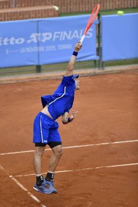 Italy, Turin 14th May 2025 ATP, Tennis Herren Challenger 175 Piemonte Open Intesa Sanpaolo, Sporting Press Club (Turin) Francesco Passaro (Ita) Vs Luciano Darderi (Ita) 7-6 6-4  Copyright: xTonelloxAbozzi IPAxSportx xipa-agency.netx xx IPA_57746219 IPA_Agency_IPA57746219