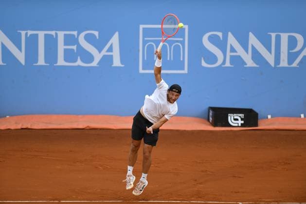 Italy, Turin 14th May 2025 ATP, Tennis Herren Challenger 175 Piemonte Open Intesa Sanpaolo, Sporting Press Club (Turin) Alexander Bublik (Kaz) Vs Federico Arnaboldi (Ita) 0-6 6-3 6-3  Copyright: xTonelloxAbozzi IPAxSportx xipa-agency.netx xx IPA_57746271 IPA_Agency_IPA57746271