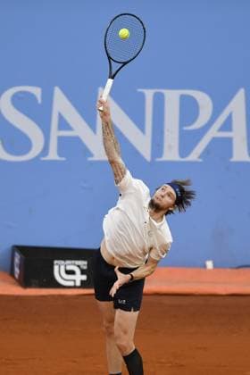 TENNIS - Internazionali di Tennis - Piemonte Open Intesa Sanpaolo Italy, Turin 14th May 2025 ATP, Tennis Herren Challenger 175 Piemonte Open Intesa Sanpaolo, Sporting Press Club (Turin) Alexander Bublik (Kaz) Vs Federico Arnaboldi (Ita) 0-6 6-3 6-3 Turin Italy  Copyright: xIPAxSport ABACAx