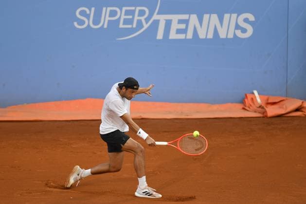 TENNIS - Internazionali di Tennis - Piemonte Open Intesa Sanpaolo Italy, Turin 14th May 2025 ATP, Tennis Herren Challenger 175 Piemonte Open Intesa Sanpaolo, Sporting Press Club (Turin) Alexander Bublik (Kaz) Vs Federico Arnaboldi (Ita) 0-6 6-3 6-3 Turin Italy  Copyright: xIPAxSport ABACAx