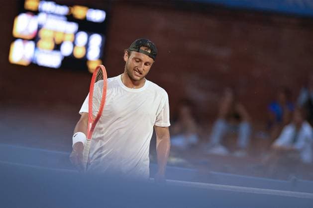TENNIS - Internazionali di Tennis - Piemonte Open Intesa Sanpaolo Italy, Turin 14th May 2025 ATP, Tennis Herren Challenger 175 Piemonte Open Intesa Sanpaolo, Sporting Press Club (Turin) Alexander Bublik (Kaz) Vs Federico Arnaboldi (Ita) 0-6 6-3 6-3 Turin Italy  Copyright: xIPAxSport ABACAx