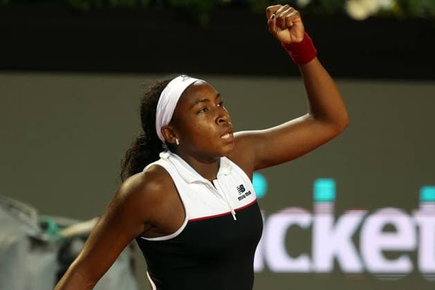Rome, Italy, italy: Rome, Italy 05 15 2025: Semifinals, women s singles, match Gauff Coco (USA) rank 3 wins against Qinwen Zheng (CHN) rank 8 during the Internazionali BNL d Italia 2025 WTA, Tennis Damen Masters 1000 women s circuit in Rome at the Foro Italico. Tennis: WTA Masters 1000 Women At Foro Italico In Rome - Semifinals, Women S Singles, Gauff Coco (USA) Rank 3 Vs Qinwen Zheng (CHN)  - ZUMAp169 20250515_zea_p169_1609 Copyright: xmarcoxiacobuccix