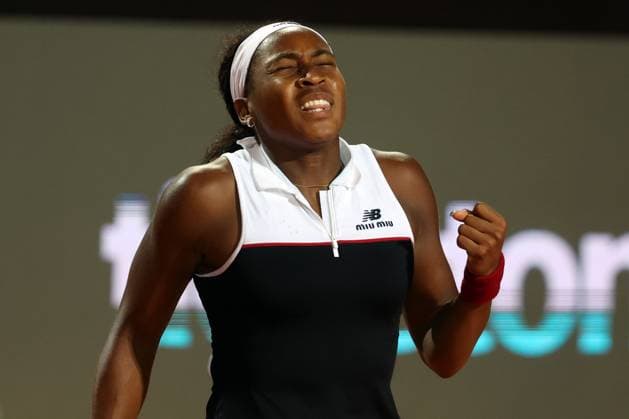 Rome, Italy, italy: Rome, Italy 05 15 2025: Semifinals, women s singles, match Gauff Coco (USA) rank 3 wins against Qinwen Zheng (CHN) rank 8 during the Internazionali BNL d Italia 2025 WTA, Tennis Damen Masters 1000 women s circuit in Rome at the Foro Italico. Tennis: WTA Masters 1000 Women At Foro Italico In Rome - Semifinals, Women S Singles, Gauff Coco (USA) Rank 3 Vs Qinwen Zheng (CHN)  - ZUMAp169 0818683278st Copyright: xmarcoxiacobuccix