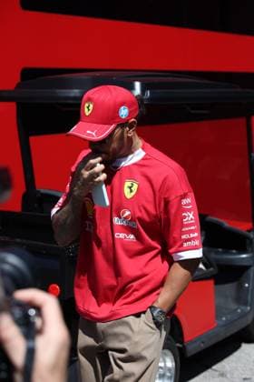 16.05.2025, Autodromo Enzo e Dino Ferrari, Imola, Formel 1 Grand Prix Emilia Romagna 2025 ,im Bild Lewis Hamilton (GBR), Scuderia Ferrari HP (Photo by Alessandro Martellotta Hasan Bratic DeFodi Images)