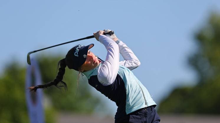 REPRO FREE *PRESS RELEASE NO REPRODUCTION FEE* EDITORIAL USE ONLY Flogas Irish Girl s Amateur Open Championship, Corrstown Golf Club, Dublin 16 5 2025 Ella Proctor Ella Proctor 16 5 2025  Copyright: x INPHO RyanxByrnex RB1_7403