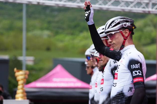 Ayuso Pesquera Juan of Uae Team Emirates during the stage 7 of the Giro d™Italia from Castel di Sangro to Tagliacozzo, Italy - Friday, May 16, 2025. - cycling.  Copyright: xGianxMattiaxD Alberto LaPressex