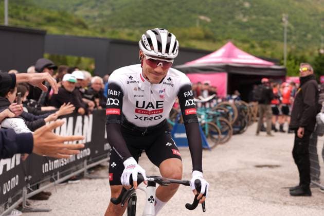 Ayuso Pesquera Juan of Uae Team Emirates Xrg during the stage 7 of the Giro d™Italia from Castel di Sangro to Tagliacozzo, Italy - Friday, May 16, 2025. - cycling.  Copyright: xMassimoxPaolone LaPressex