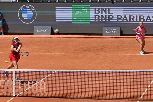 Internazionali BNL d Italia Mirra Andreeva,Diana Shnaider during the Internazionali BNL d Italia 2025 at Foro Italico, Italy, May 16th, 2025 Imago-Images Emmefoto Copyright: xImago-Images Emmefotox