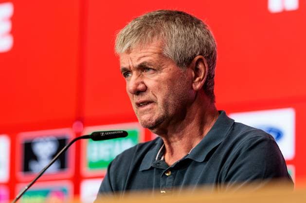 2. Fussball Bundesliga: 1. FC Köln Pressekonferenz; 16.05.2025 Friedhelm Funkel (Trainer 1. FC Köln) 2. Fussball Bundesliga: Pressekonferenz 1. FC Köln; Köln, RheinEnergiestadion, 16.05.2025