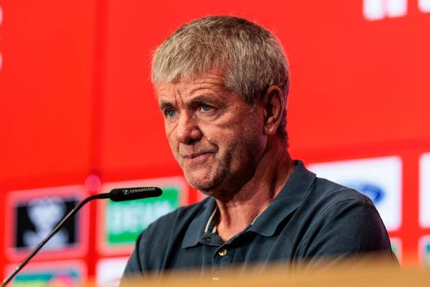 2. Fussball Bundesliga: 1. FC Köln Pressekonferenz; 16.05.2025 Friedhelm Funkel (Trainer 1. FC Köln) 2. Fussball Bundesliga: Pressekonferenz 1. FC Köln; Köln, RheinEnergiestadion, 16.05.2025