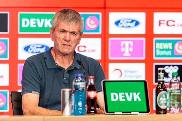 2. Fussball Bundesliga: 1. FC Köln Pressekonferenz; 16.05.2025 Friedhelm Funkel (Trainer 1. FC Köln) 2. Fussball Bundesliga: Pressekonferenz 1. FC Köln; Köln, RheinEnergiestadion, 16.05.2025
