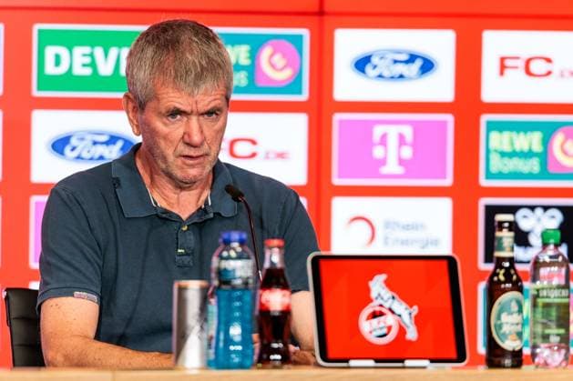 2. Fussball Bundesliga: 1. FC Köln Pressekonferenz; 16.05.2025 Friedhelm Funkel (Trainer 1. FC Köln) 2. Fussball Bundesliga: Pressekonferenz 1. FC Köln; Köln, RheinEnergiestadion, 16.05.2025