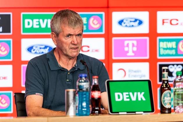2. Fussball Bundesliga: 1. FC Köln Pressekonferenz; 16.05.2025 Friedhelm Funkel (Trainer 1. FC Köln) 2. Fussball Bundesliga: Pressekonferenz 1. FC Köln; Köln, RheinEnergiestadion, 16.05.2025