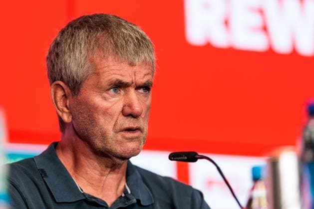 2. Fussball Bundesliga: 1. FC Köln Pressekonferenz; 16.05.2025 Friedhelm Funkel (Trainer 1. FC Köln) 2. Fussball Bundesliga: Pressekonferenz 1. FC Köln; Köln, RheinEnergiestadion, 16.05.2025