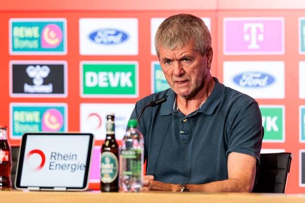 2. Fussball Bundesliga: 1. FC Köln Pressekonferenz; 16.05.2025 Friedhelm Funkel (Trainer 1. FC Köln) 2. Fussball Bundesliga: Pressekonferenz 1. FC Köln; Köln, RheinEnergiestadion, 16.05.2025