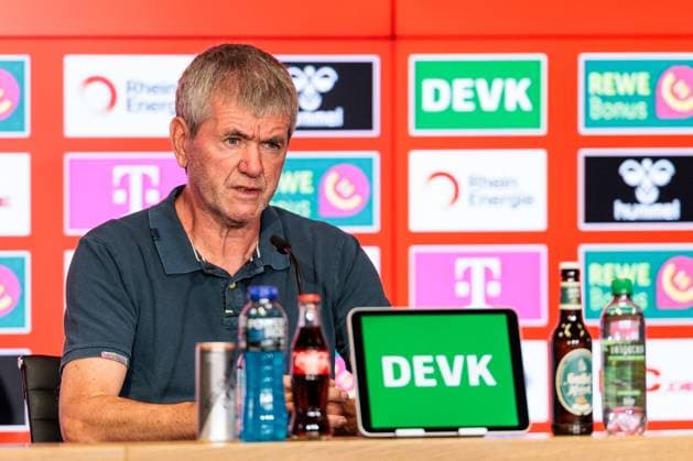 2. Fussball Bundesliga: 1. FC Köln Pressekonferenz; 16.05.2025 Friedhelm Funkel (Trainer 1. FC Köln) 2. Fussball Bundesliga: Pressekonferenz 1. FC Köln; Köln, RheinEnergiestadion, 16.05.2025